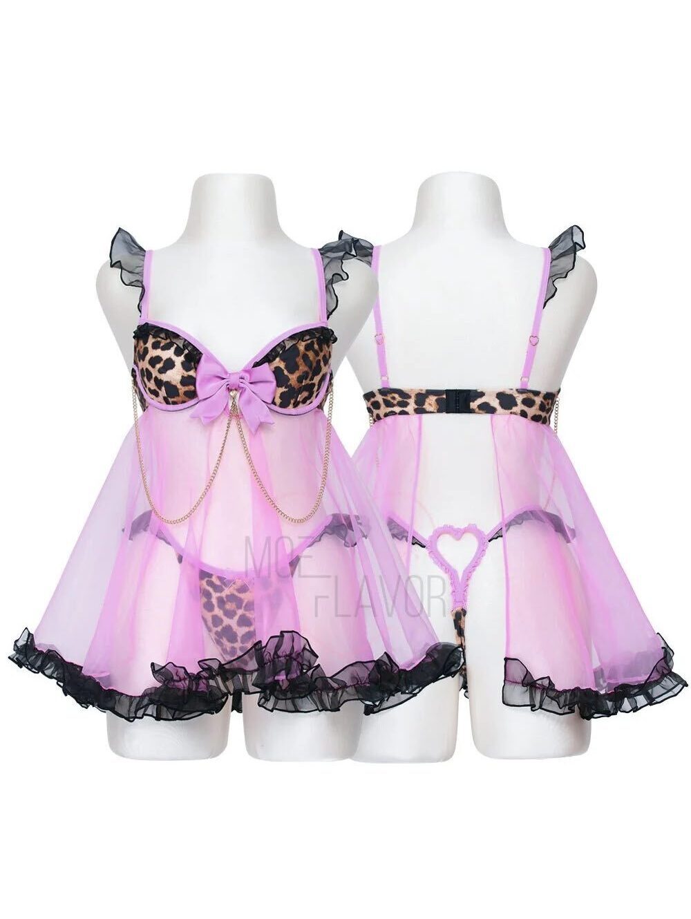 Moeflavor Moe flavor Gyaru Babydoll Lingerie Set